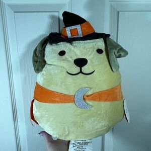 Orange and‎ Cream Decorative Halloween Doggie Pillow